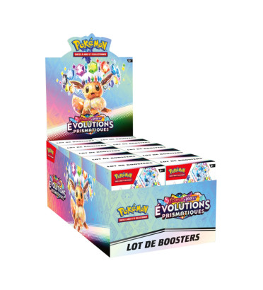 DISPLAY BUNDLE DE 6 BOOSTERS EVOLUTIONS PRISMATIQUES EV8.5 / CARTE POKEMON VF