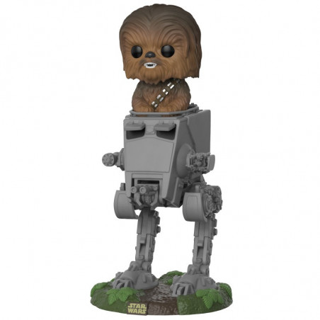 CHEWBACCA AVEC AT-ST / STAR WARS / FIGURINE FUNKO POP