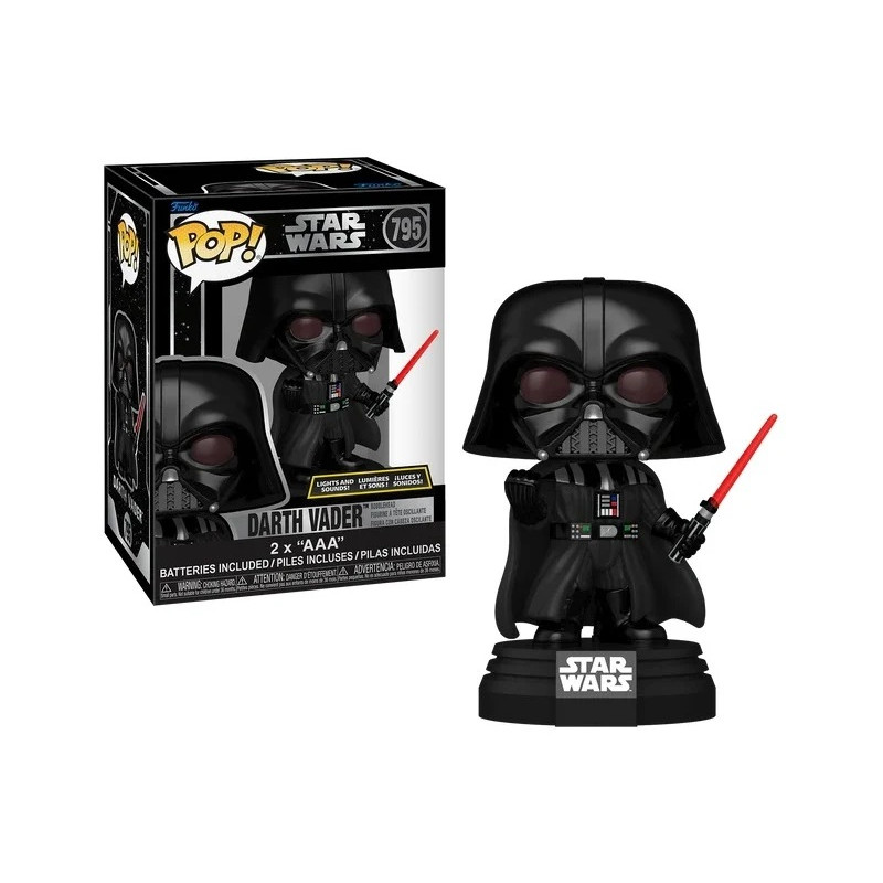 DARK VADOR SON ET LUMIERE / STAR WARS / FIGURINE FUNKO POP