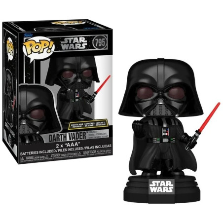 DARK VADOR SON ET LUMIERE / STAR WARS / FIGURINE FUNKO POP