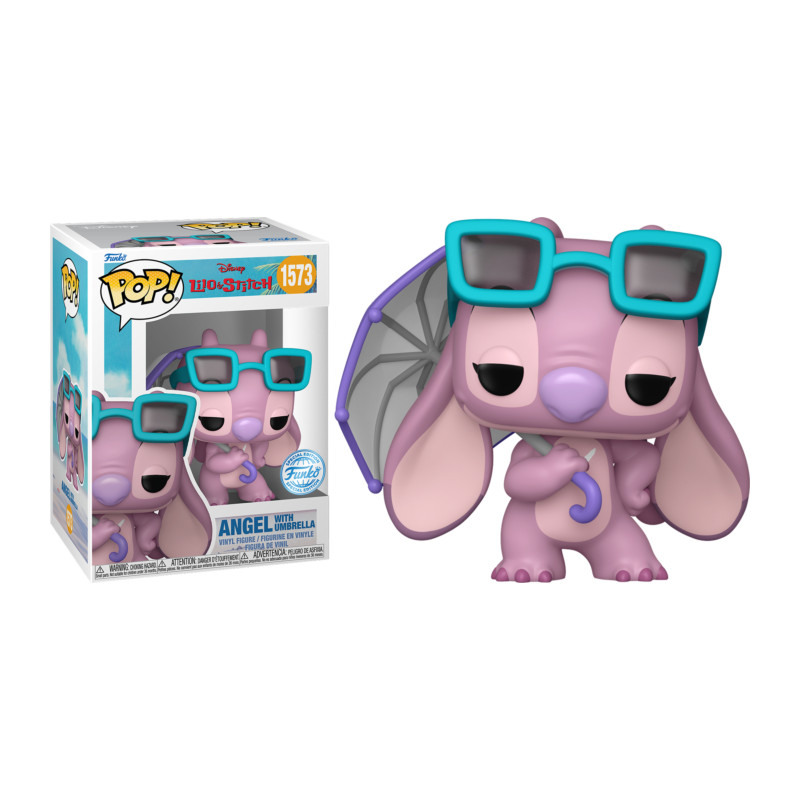 STITCH WITH UMBRELLA / LILO ET STITCH / FIGURINE FUNKO POP / EXCLUSIVE SPECIAL EDITION