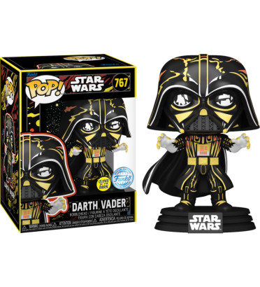 DARK VADOR RETRO / STAR WARS / FIGURINE FUNKO POP / EXCLUSIVE SPECIAL EDITION / GITD