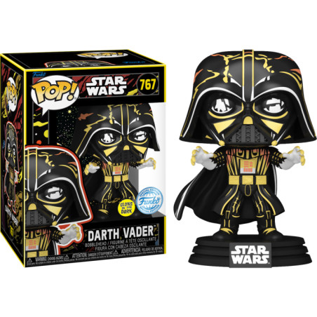 DARK VADOR RETRO / STAR WARS / FIGURINE FUNKO POP / EXCLUSIVE SPECIAL EDITION / GITD