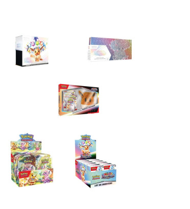 BUNDLE ETB EV8.5 + SPC EV8.5 + DISPLAY MINI TIN EV8.5 + DISPLAY BUNDLE EV8.5 + COLLECTION SPECIAL POCHETTE EV8.5