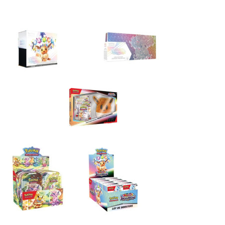 BUNDLE ETB EV8.5 + SPC EV8.5 + DISPLAY MINI TIN EV8.5 + DISPLAY BUNDLE EV8.5 + COLLECTION SPECIAL POCHETTE EV8.5