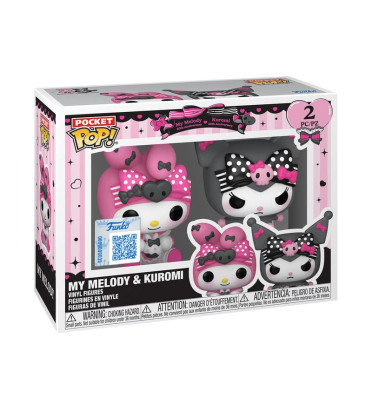 2 PACK MY MELODY ET KUROMI / HELLI KITTY / FUNKO POCKET POP 2 PACK MY MELODY ET KUROMI / HELLI KITTY / FUNKO POCKET POP