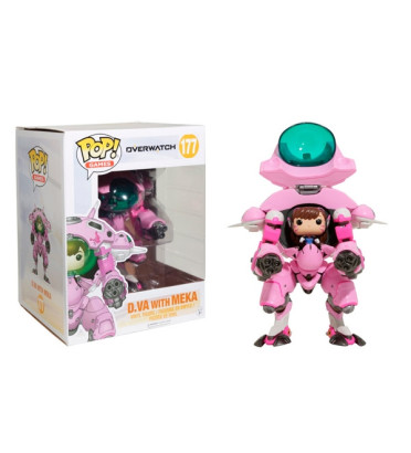 D.VA WITH MEKA ROSE OVERSIZED / OVERWATCH / FIGURINE FUNKO POP