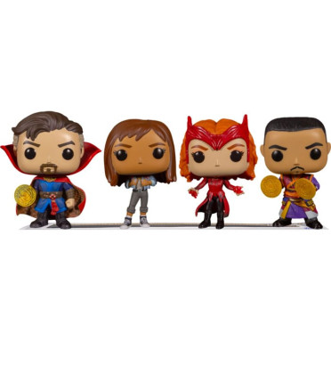 4 PACK DOCTOR STRANGE / DOCTOR STRANGE MULTIVERSE OF MADNESS / FIGURINE FUNKO POP