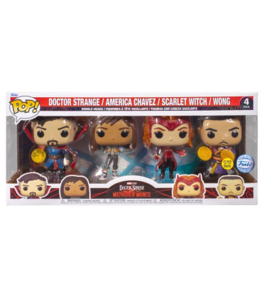 4 PACK DOCTOR STRANGE / DOCTOR STRANGE MULTIVERSE OF MADNESS / FIGURINE FUNKO POP
