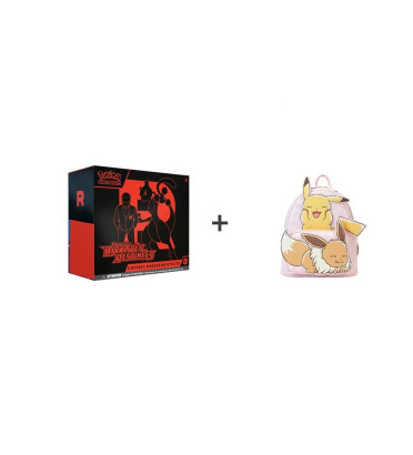 BUNDLE ETB EV10 + MINI SAC A DOS PIKACHU ET EVOLI LOUNGEFLY