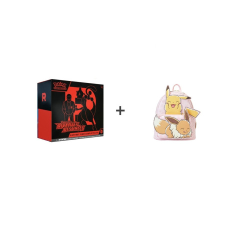 BUNDLE ETB EV10 + MINI SAC A DOS PIKACHU ET EVOLI LOUNGEFLY