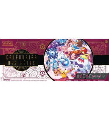 CALENDRIER DE L'AVENT POKEMON 2025 / CARTE POKEMON VF