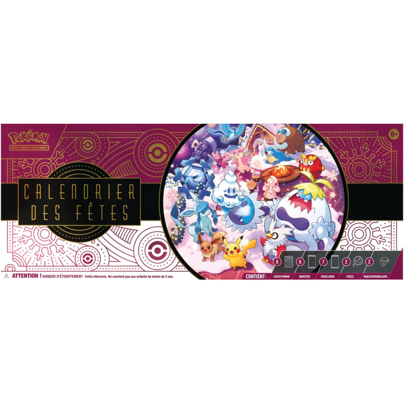 CALENDRIER DE L'AVENT POKEMON 2025 / CARTE POKEMON VF