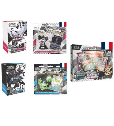 BUNDLE 2 BUNDLE 6 BOOSTERS EV10.5 + 2 TRI PACK EV10.5 + COFFRET VICTINI EV10.5 / CARTE POKEMON VF