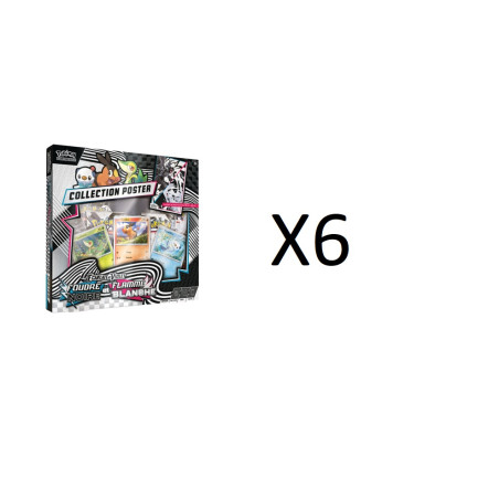 CASE DE 6 COFFRETS POSTER EV10.5 / CARTE POKEMON VF