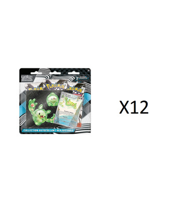 CASE DE 12 TRI PACK FOUDRE NOIRE EV10.5 / CARTE POKEMON VF