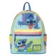 MINI SAC A DOS JAASE STITCH COLORBLOCK / LILO ET STITCH / LOUNGEFLY