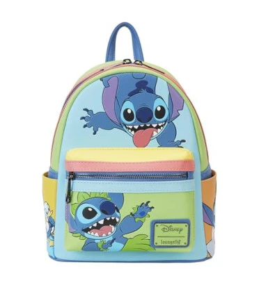 MINI SAC A DOS JAASE STITCH COLORBLOCK / LILO ET STITCH / LOUNGEFLY