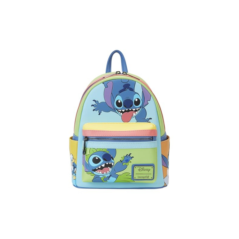 MINI SAC A DOS JAASE STITCH COLORBLOCK / LILO ET STITCH / LOUNGEFLY