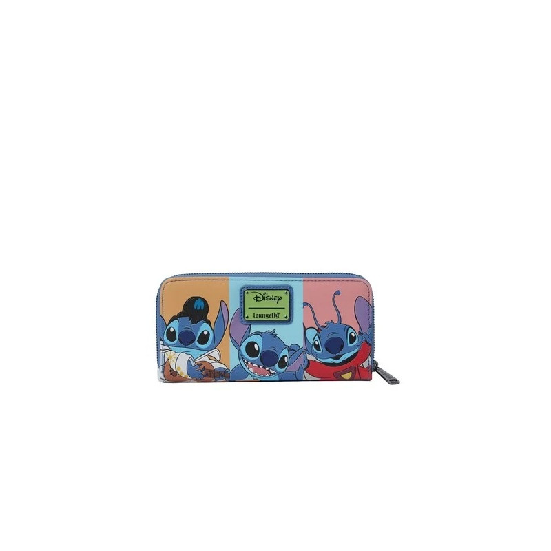 PORTEFEUILLE JAASE STITCH COLORBLOCK / LILO ET STITCH / LOUNGEFLY