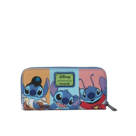 PORTEFEUILLE JAASE STITCH COLORBLOCK / LILO ET STITCH / LOUNGEFLY