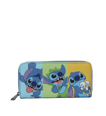 PORTEFEUILLE JAASE STITCH COLORBLOCK / LILO ET STITCH / LOUNGEFLY