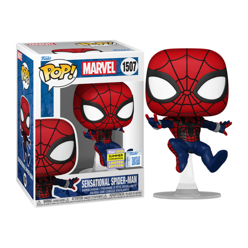 SENSATIONAL SPIDER-MAN / MARVEL / FIGURINE FUNKO POP / EXCLUSIVE SDCC 2025