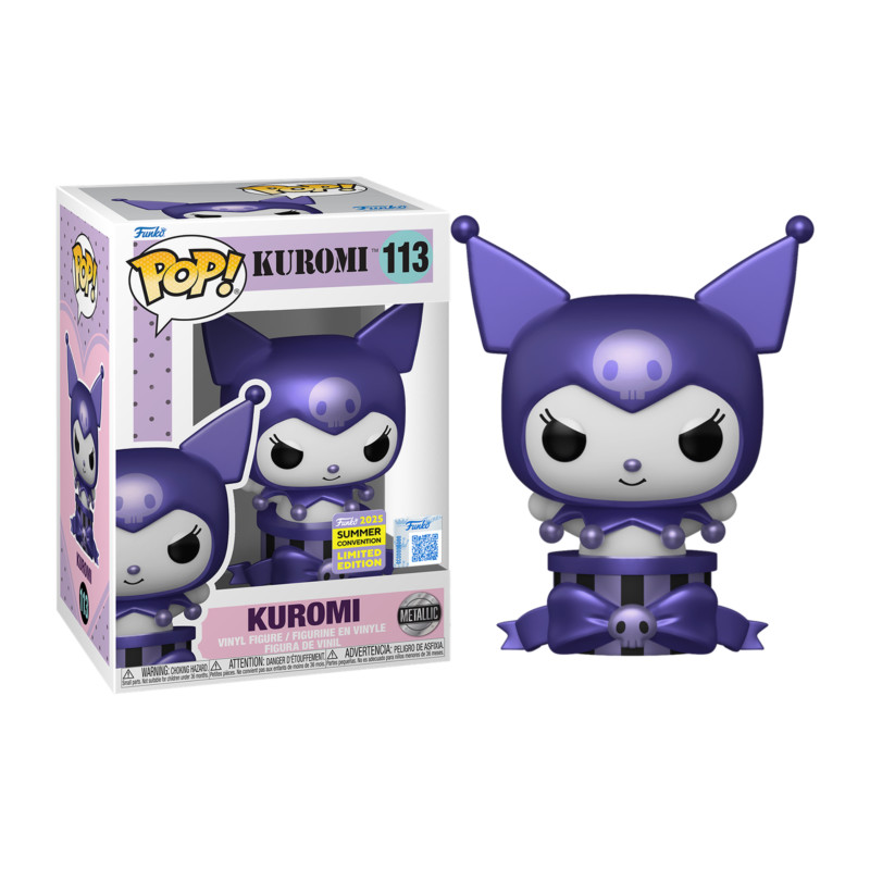 KUROMI METALLIC / HELLO KITTY / FIGURINE FUNKO POP / EXCLUSIVE SDCC 2025