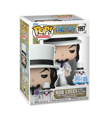 ROB LUCCI WITH HATTORI / ONE PIECE / FIGURINE FUNKO POP / EXCLUSIVE SPECIAL EDITION ROB LUCCI WITH HATTORI / ONE PIECE / FIGURINE FUNKO POP / EXCLUSIVE SPECIAL EDITION