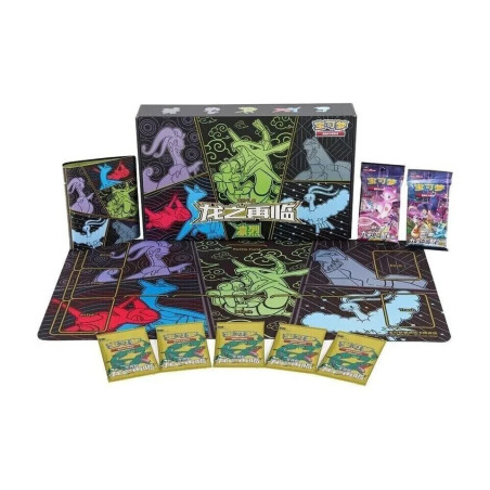 COFFRET PREMIUM RETURN OF THE DRAGON RAYQUAZA / CARTE POKEMON CHINOIS