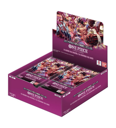 DISPLAY DE 24 BOOSTERS ONE PIECE OP-11 DES POINGS VIF COMME L'ECLAIR / CARTE VF