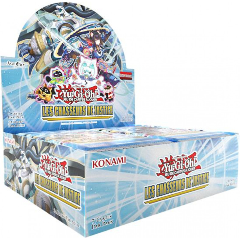 DISPLAY DE 24 BOOSTERS LES CHASSEURS DE JUSTICE / CARTE YU-GI-OH VF