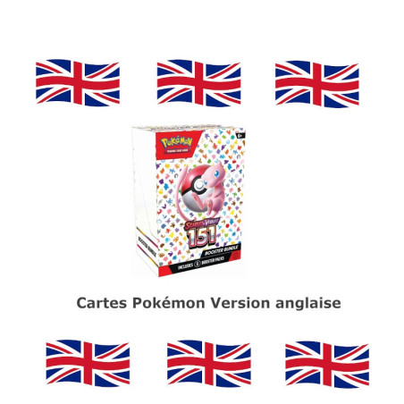 BOOSTER BUNDLE 151 EV3.5 / CARTE POKEMON ANGLAISE