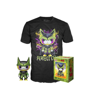 T-SHIRT S AVEC POP PERFECT CELL / DRAGON BALL Z / FIGURINE FUNKO POP