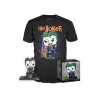 T-SHIRT L AVEC POP JOKER JIM LEE / SUPER VILLAINS / FIGURINE FUNKO POP