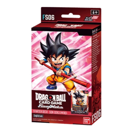 DECK DRAGON BALL SUPER FUSION WORLD SON GOKU MINI FS06 / CARTE ANGLAISE