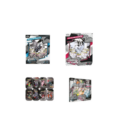 BUNDLE 2 CLASSEURS + 1 POSTERS + 1 DISPLAY MINI TIN EV10.5 / CARTE POKEMON VF