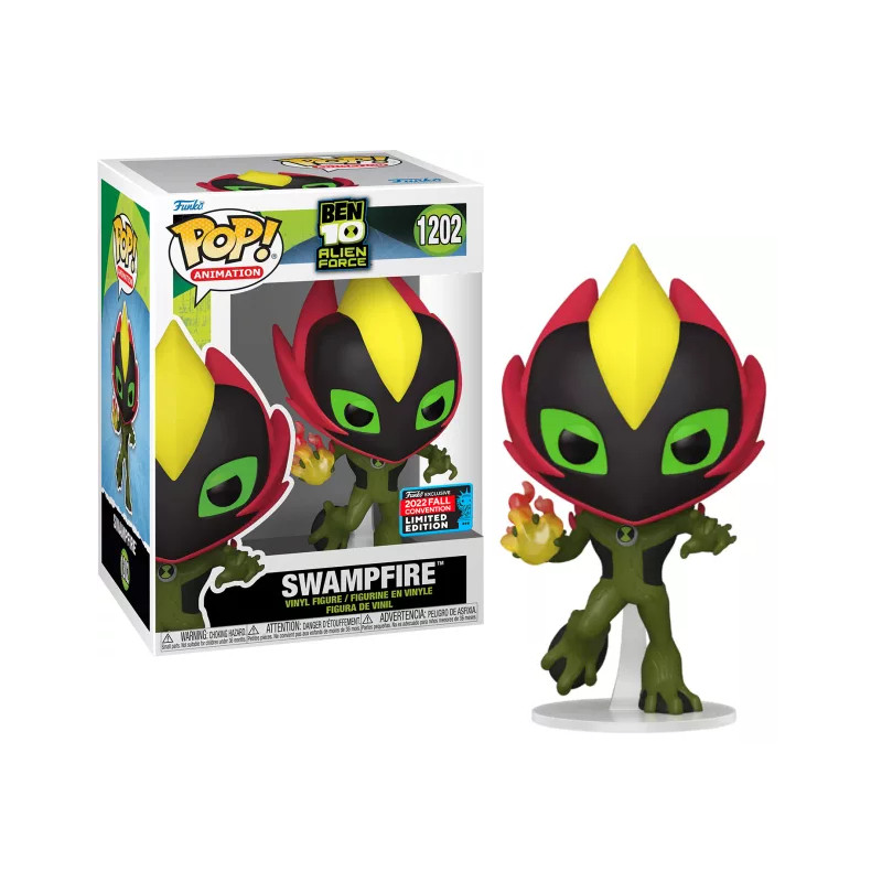 SWAMPFIRE / BEN 10 ALIEN FORCE / FIGURINE FUNKO POP / EXCLUSIVE NYCC 2022