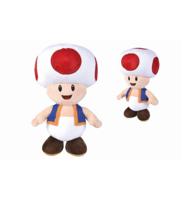 PELUCHE TOAD 40CM / SUPER MARIO / SIMBA TOYS
