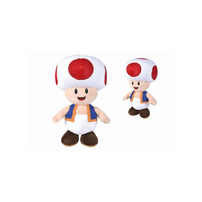PELUCHE TOAD 40CM / SUPER MARIO / SIMBA TOYS