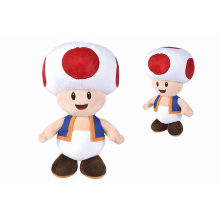 PELUCHE TOAD 40CM / SUPER MARIO / SIMBA TOYS