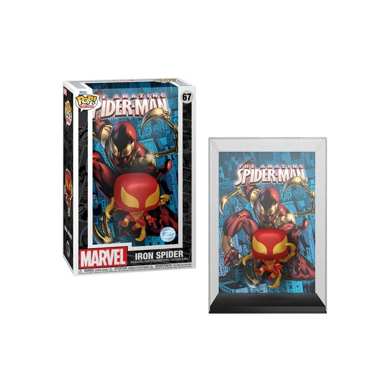 IRON SPIDER COVERS / THE AMAZING SPIDER-MAN / FIGURINE FUNKO POP / EXCLUSIVE SPECIAL EDITION
