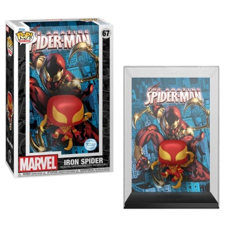 IRON SPIDER COVERS / THE AMAZING SPIDER-MAN / FIGURINE FUNKO POP / EXCLUSIVE SPECIAL EDITION
