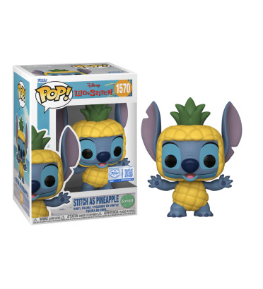 STITCH AS PINEAPPLE / LILO ET STITCH / FIGURINE FUNKO POP / EXCLUSIVE SPECIAL EDITION / SCENTED