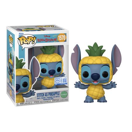 STITCH AS PINEAPPLE / LILO ET STITCH / FIGURINE FUNKO POP / EXCLUSIVE SPECIAL EDITION / SCENTED