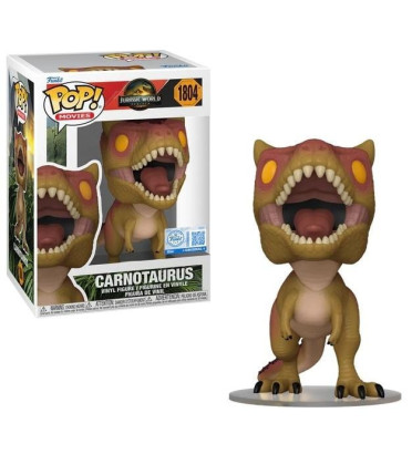 CARNOTAURUS / JURASSIC WORLD REBIRTH / FIGURINE FUNKO POP / EXCLUSIVE SPECIAL EDITION CARNOTAURUS / JURASSIC WORLD REBIRTH / FIGURINE FUNKO POP / EXCLUSIVE SPECIAL EDITION