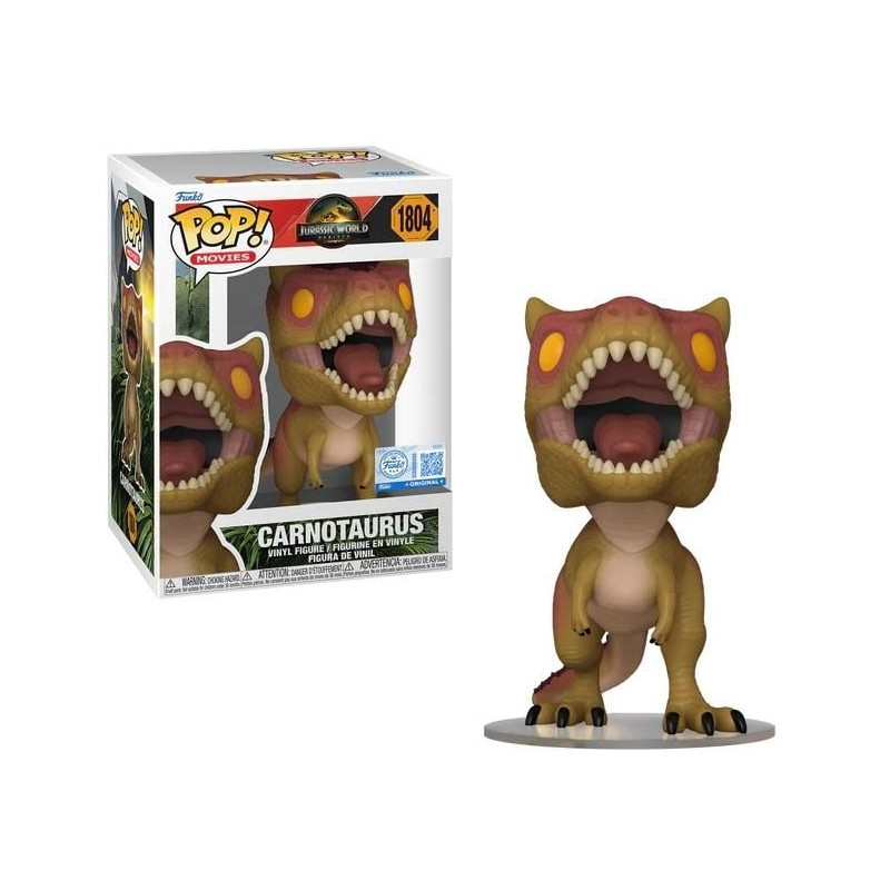 CARNOTAURUS / JURASSIC WORLD REBIRTH / FIGURINE FUNKO POP / EXCLUSIVE SPECIAL EDITION