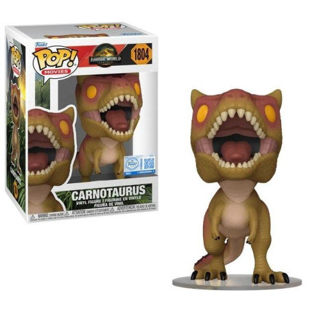 CARNOTAURUS / JURASSIC WORLD REBIRTH / FIGURINE FUNKO POP / EXCLUSIVE SPECIAL EDITION