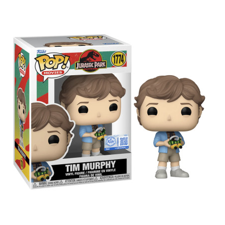 TIM MURPHY WITH GOOGLES / JURASSIC PARK / FIGURINE FUNKO POP / EXCLUSIVE SPECIAL EDITION