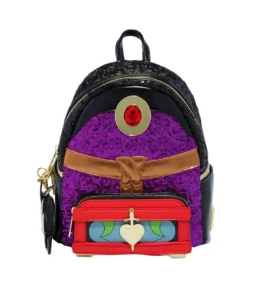 MINI SAC A DOS EVIL QUEEN CROWN / LES VILLAINS / LOUNGEFLY MINI SAC A DOS EVIL QUEEN CROWN / LES VILLAINS / LOUNGEFLY